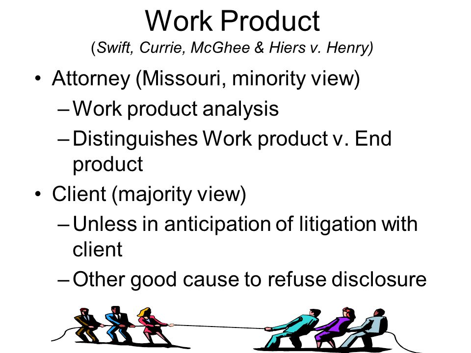 Work Product (Swift, Currie, McGhee & Hiers v.