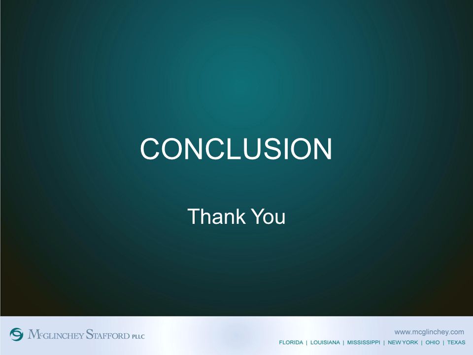 CONCLUSION Thank You