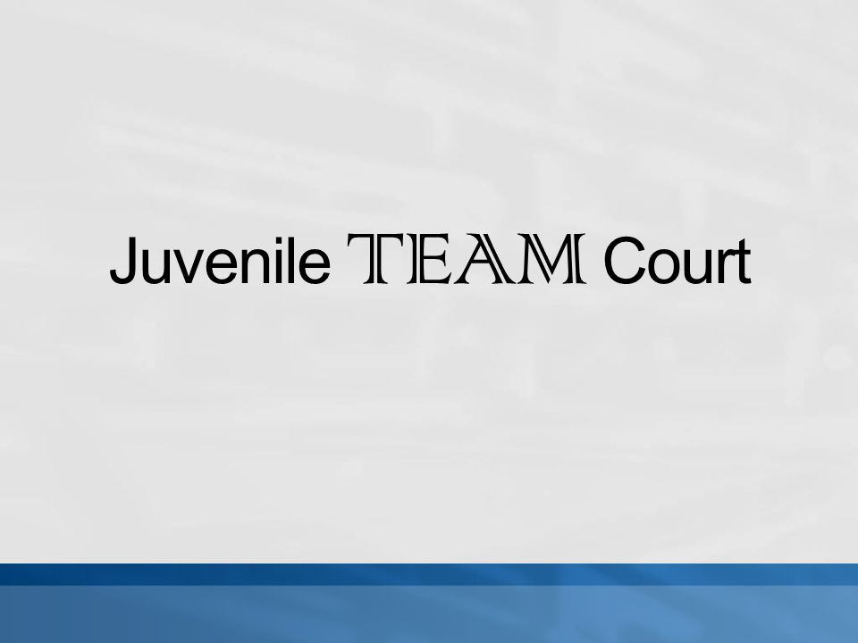 Juvenile TEAM Court