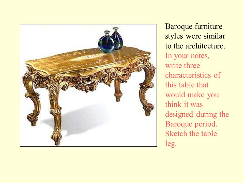 Religion Played An Important Part In European Politics 9 Baroque Furniture Styles