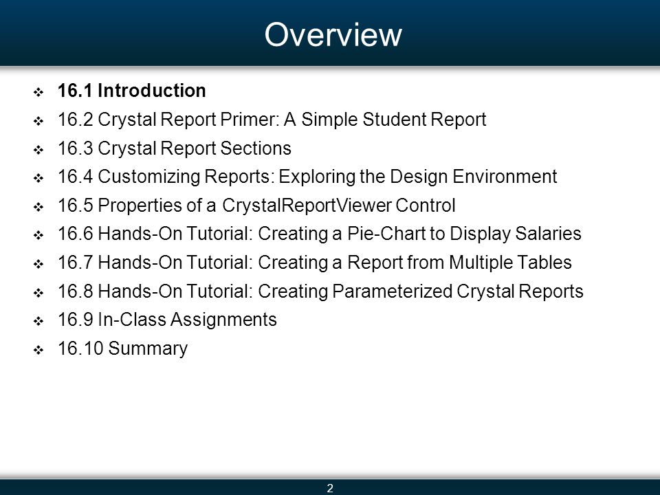 Crystal Reports Pie Chart