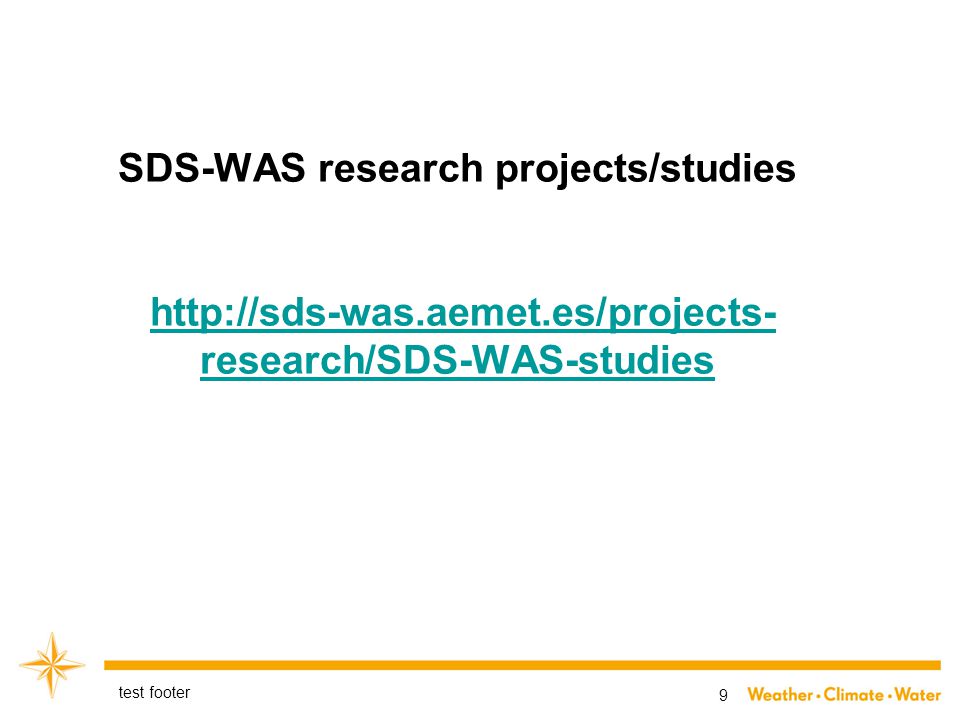SDS-WAS research projects/studies   research/SDS-WAS-studieshttp://sds-was.aemet.es/projects- research/SDS-WAS-studies test footer 9