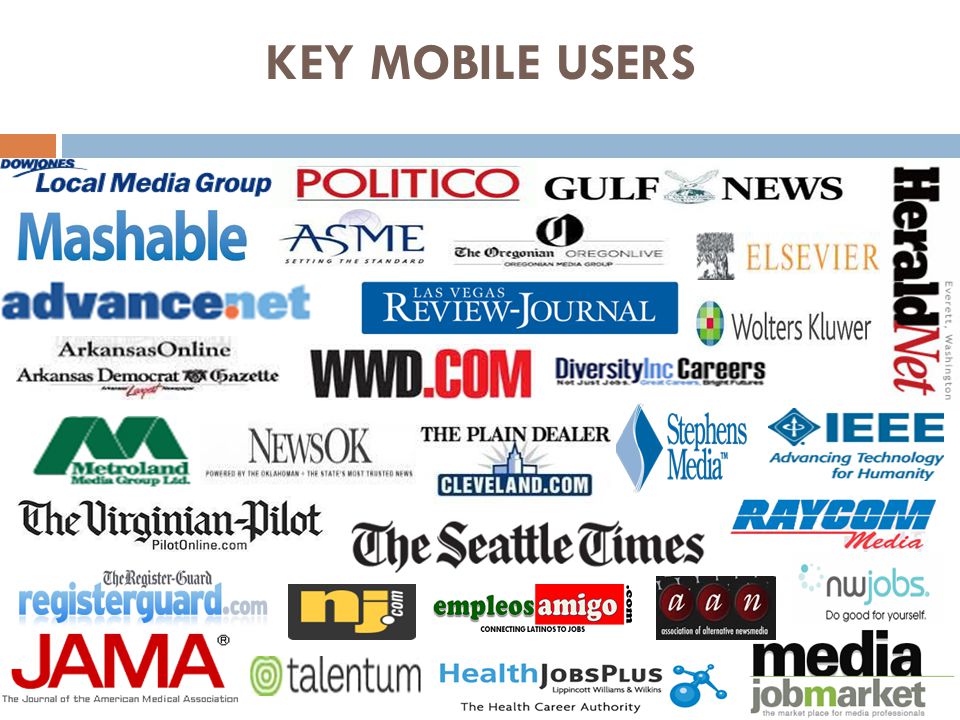 KEY MOBILE USERS