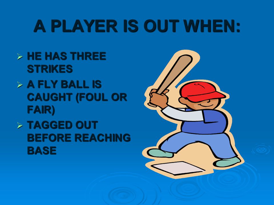 RULES  7 INNINGS IN A REGULATION GAME  VISITORS HIT FIRST  AN INNING IS A PART OF THE GAME WHERE BOTH TEAMS BAT AND 3 OUTS HAVE OCCURRED FOR EACH TEAM