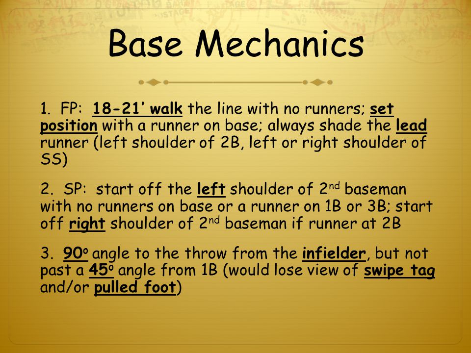 Base Mechanics 1.