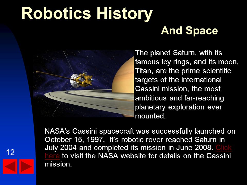 NASA s Cassini spacecraft was successfully launched on October 15, 1997.