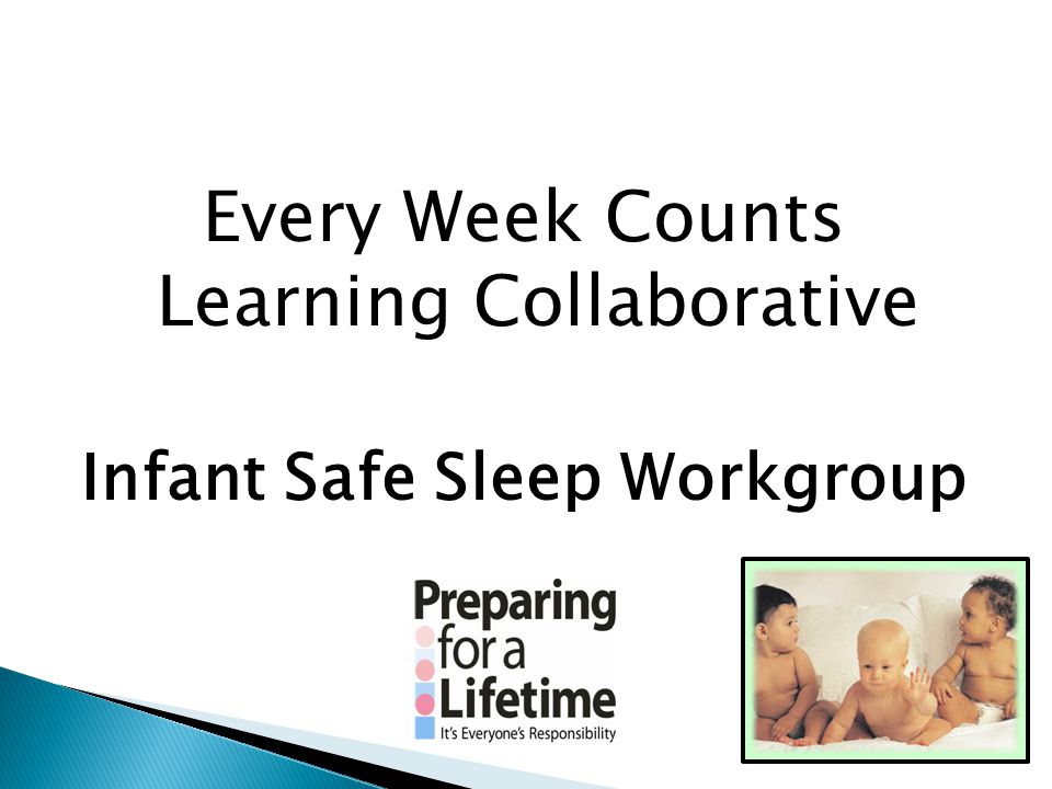 Every Week Counts Learning Collaborative Infant Safe Sleep Workgroup