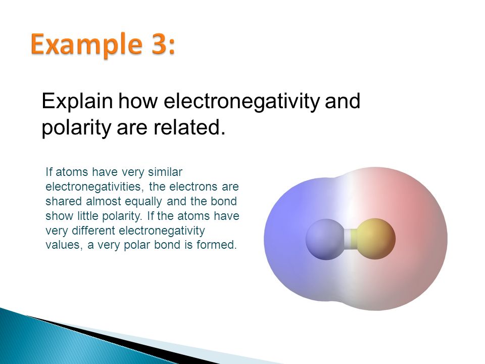 Explain how electronegativity and polarity are related.