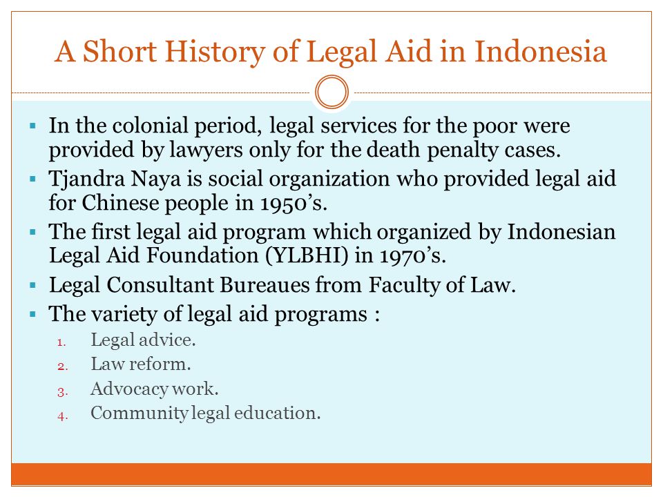 Indonesia Supreme Court Indonesia Constitutional Court Legal Aid System in  Indonesia by Erna Ratnaningsih. - ppt download