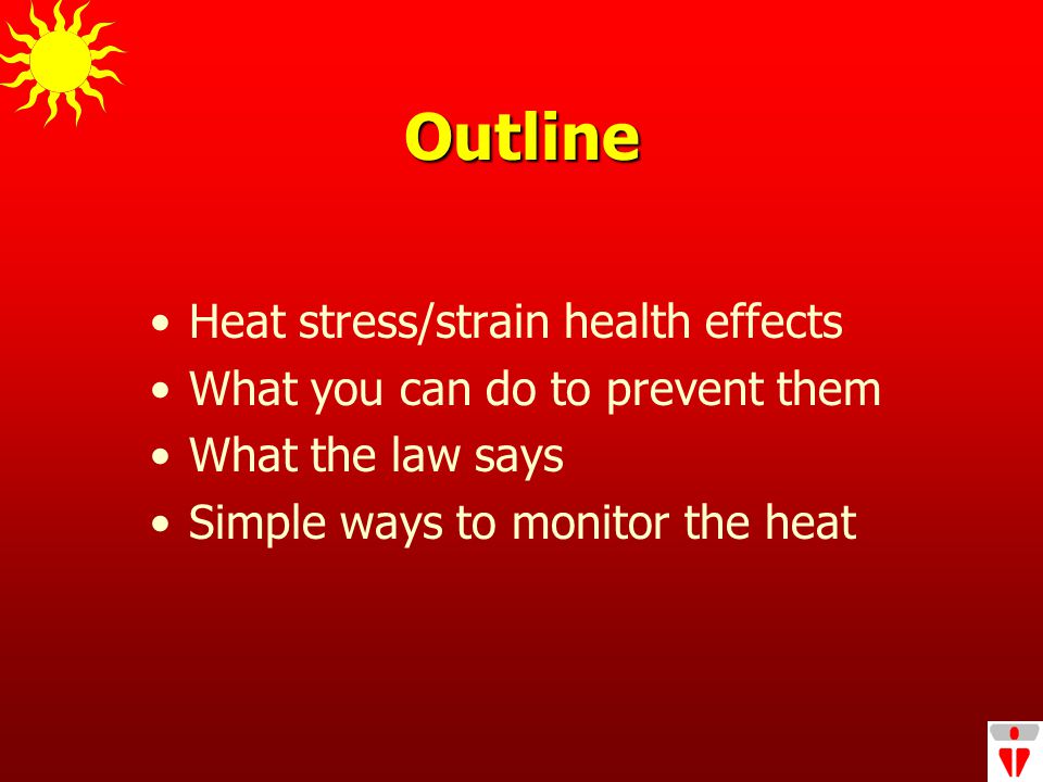 Ontario Heat Stress Chart