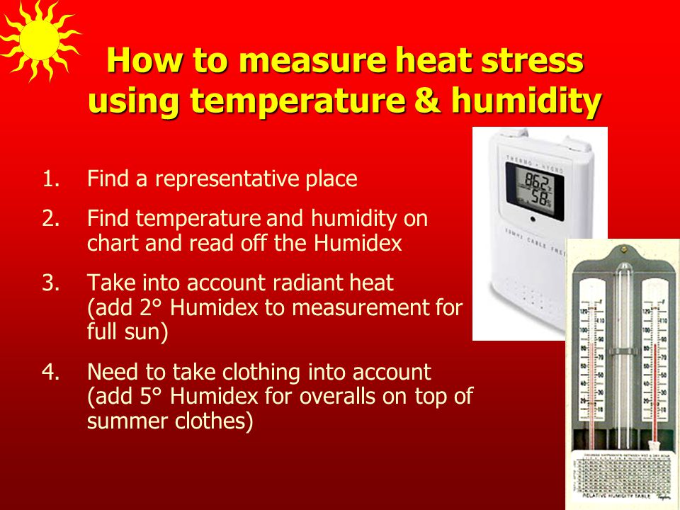 Ontario Heat Stress Chart