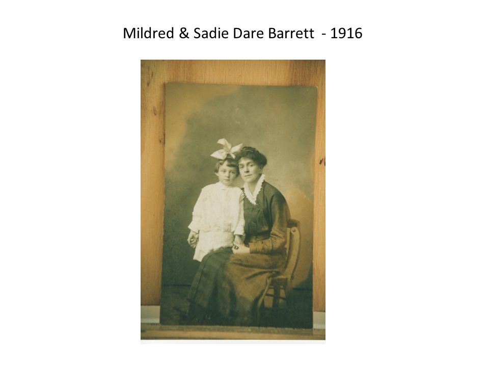 Mildred & Sadie Dare Barrett