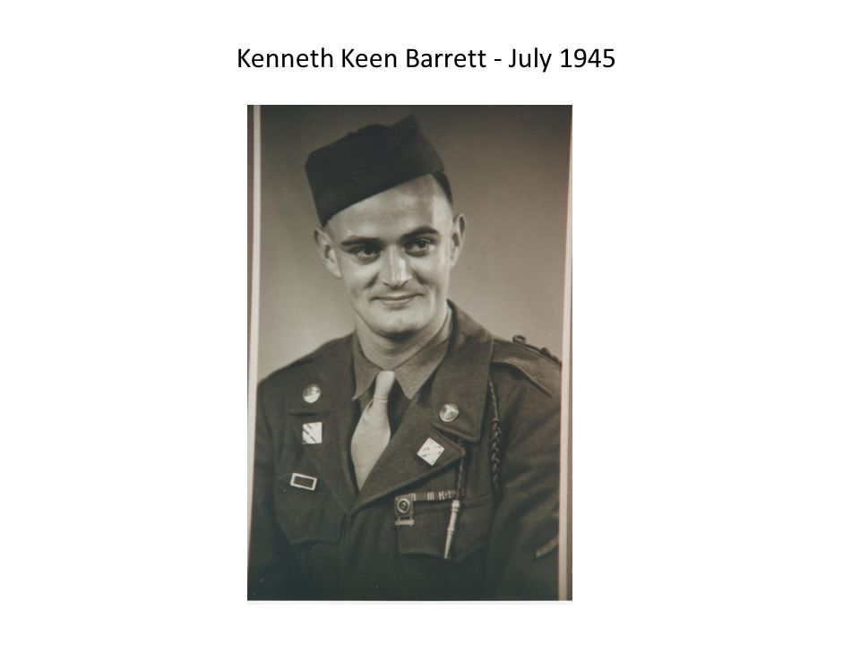 Kenneth Keen Barrett - July 1945
