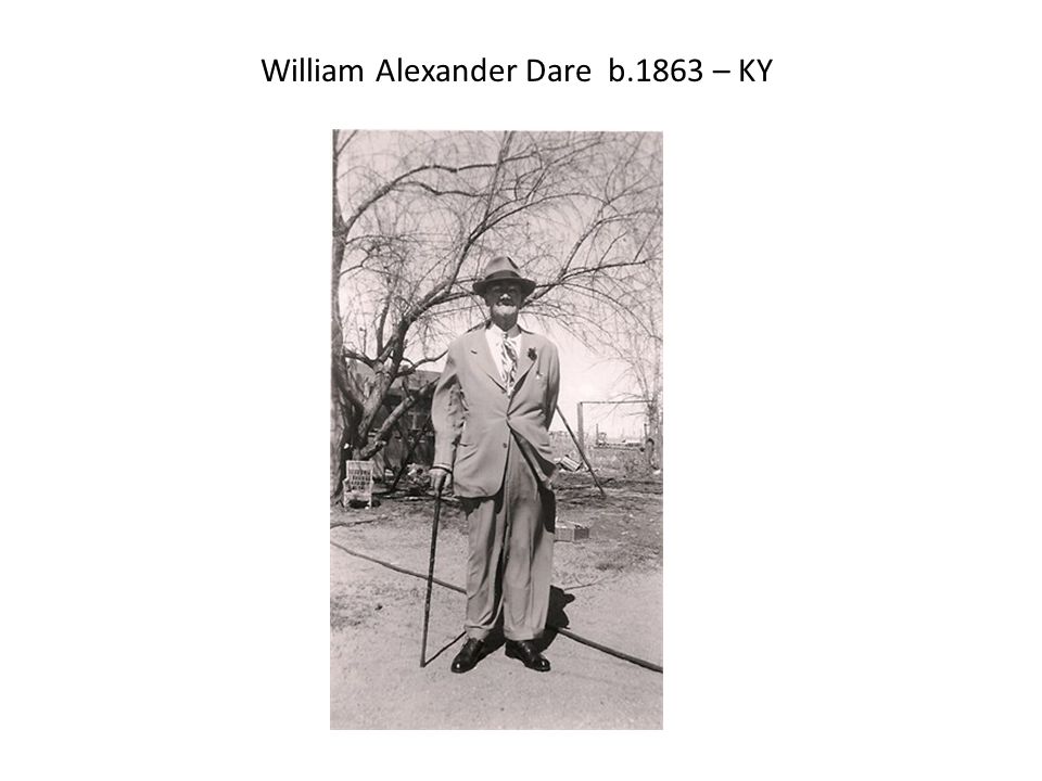 William Alexander Dare b.1863 – KY