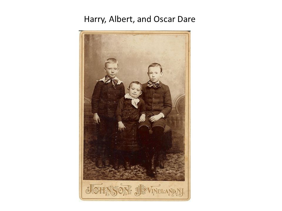 Harry, Albert, and Oscar Dare