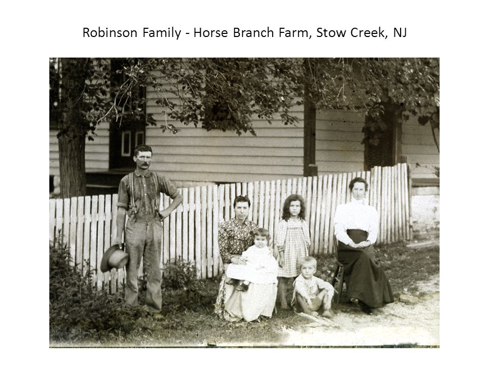 Robinson Family - Horse Branch Farm, Stow Creek, NJ