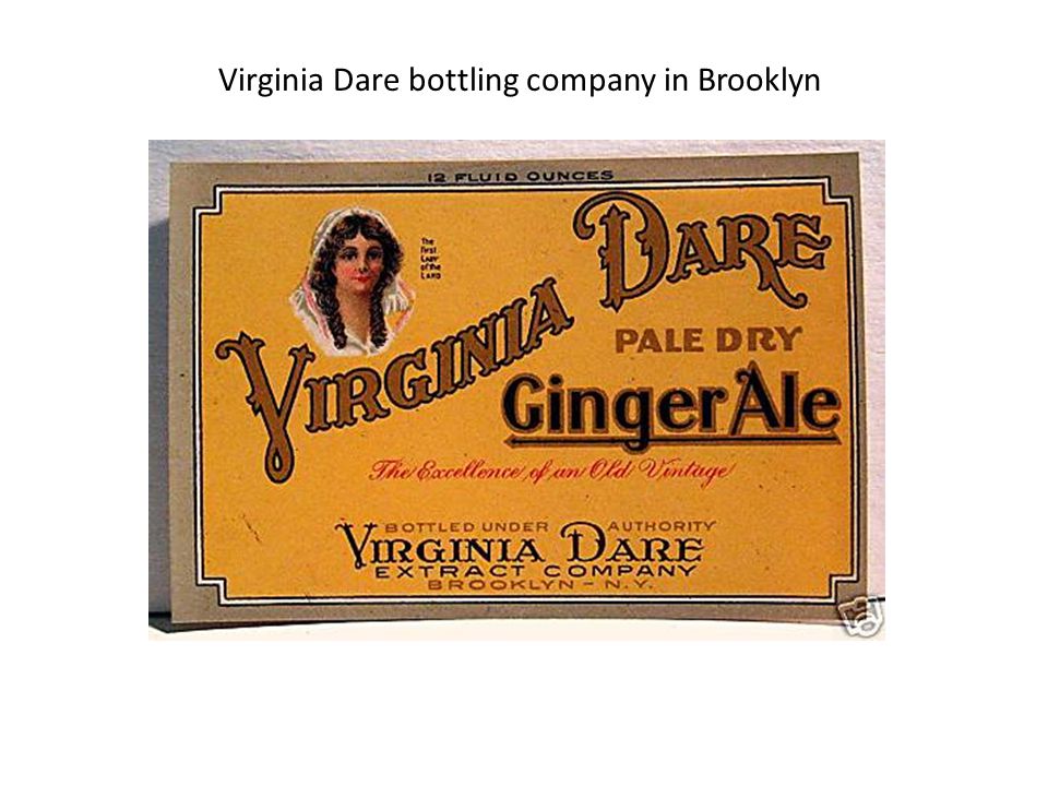 Virginia Dare bottling company in Brooklyn