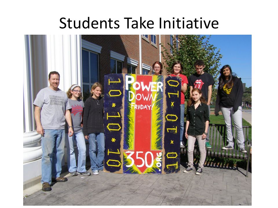 Students Take Initiative