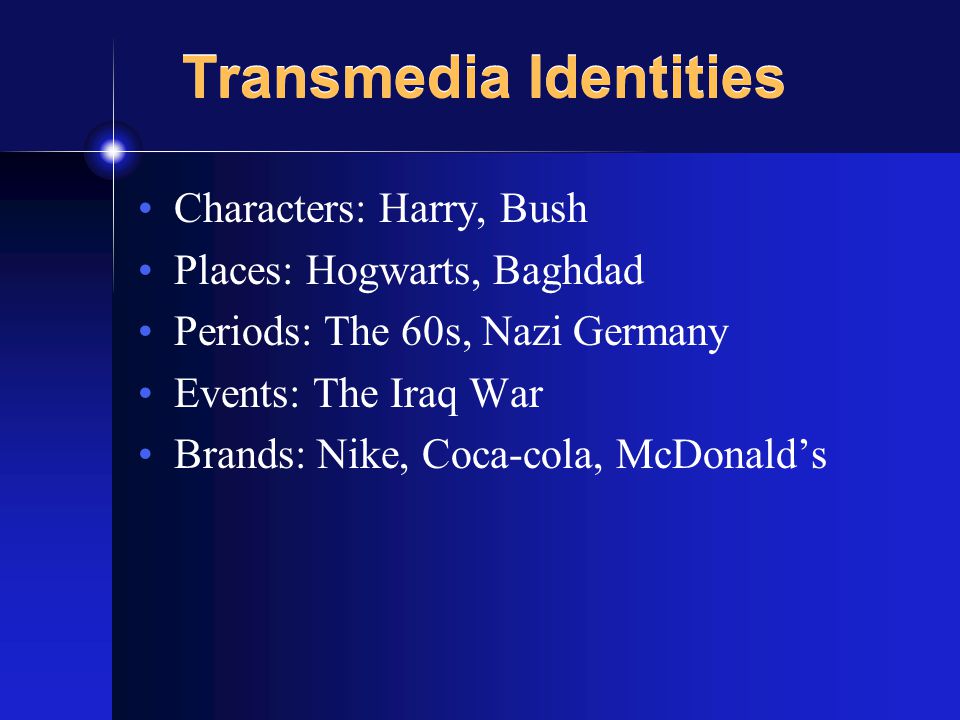 Jay Lemke University of Michigan Transmedia Literacy and Identity  Development. - ppt download