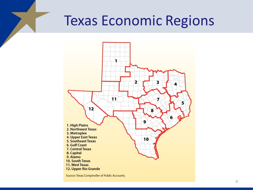 Texas Economic Regions 4