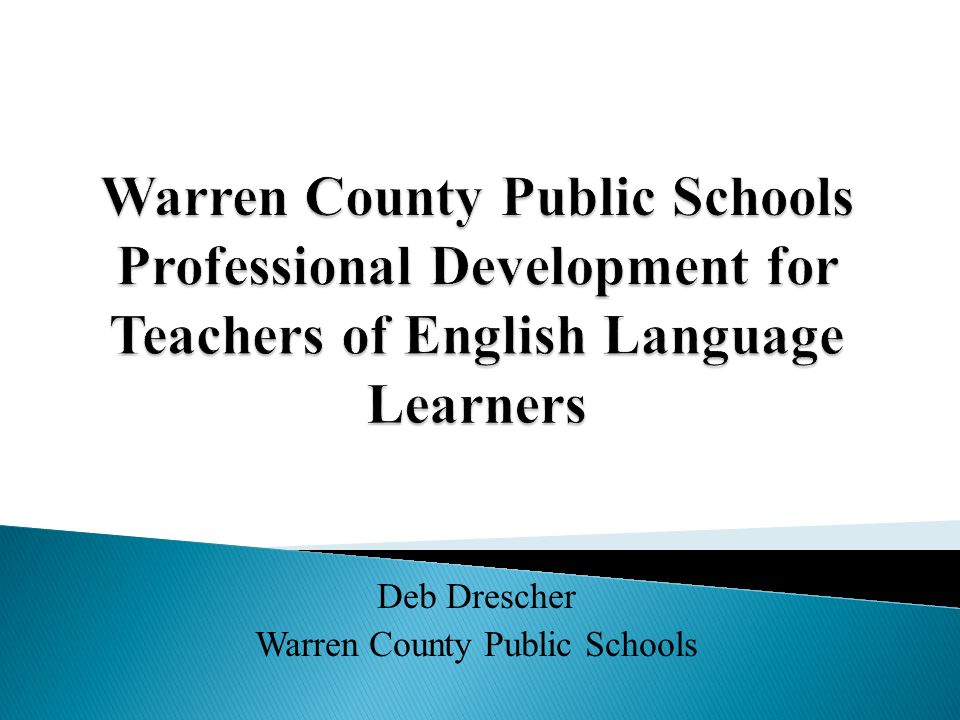 Deb Drescher Warren County Public Schools