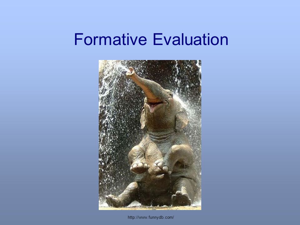 Formative Evaluation