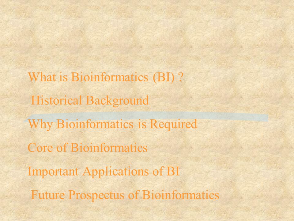 Introduction and Importance of Bioinformatics: Application in Drug/Vaccine Design G.