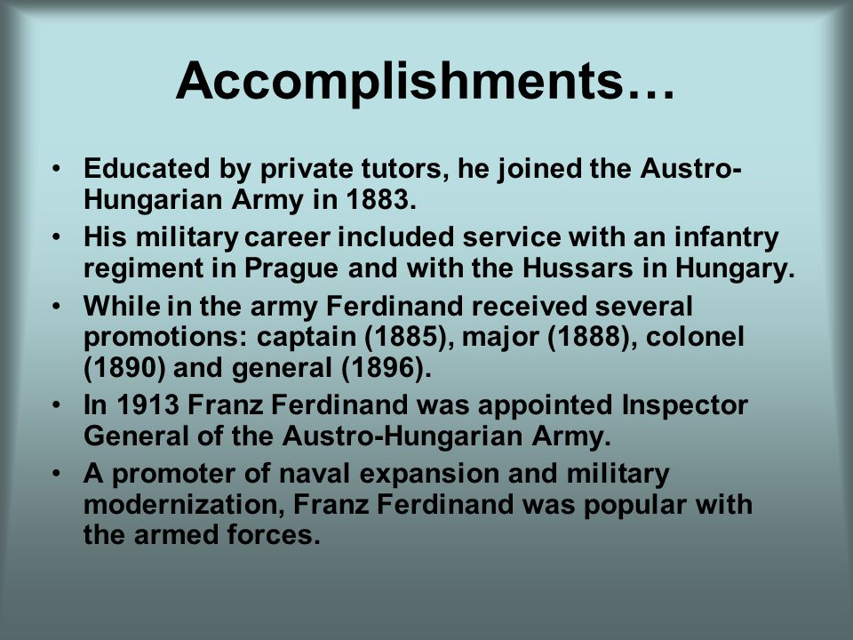 Реферат: Archduke Francis Ferdinand Essay Research Paper Born