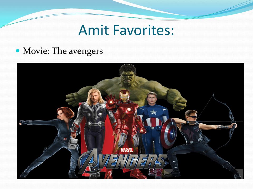 Amit Favorites: Movie: The avengers