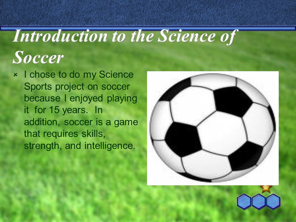 Science and Soccer