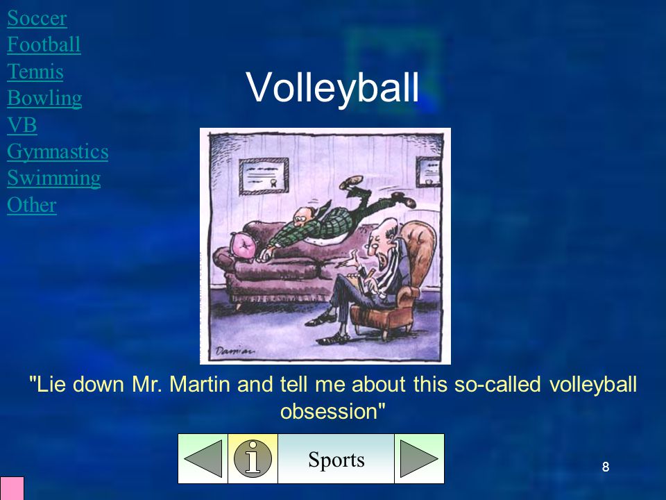8 Volleyball Sports Lie down Mr.