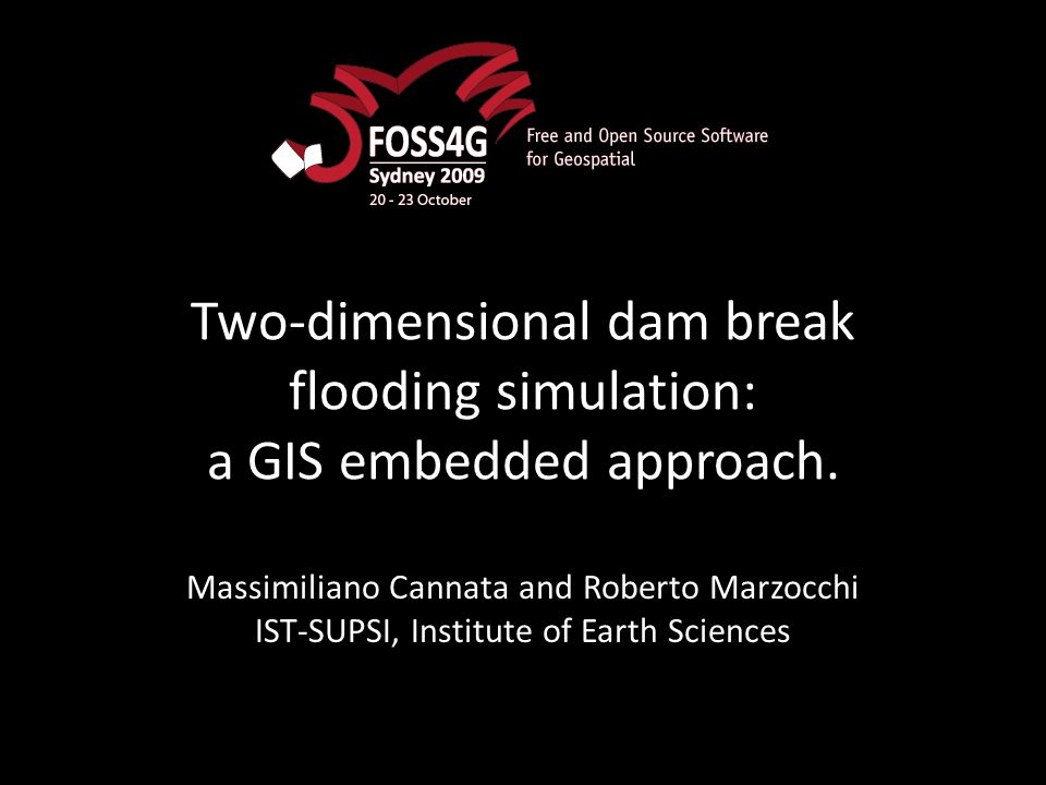 Two-dimensional dam break flooding simulation: a GIS embedded approach.