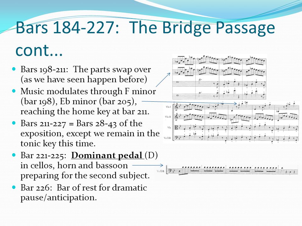 Bars : The Bridge Passage cont...
