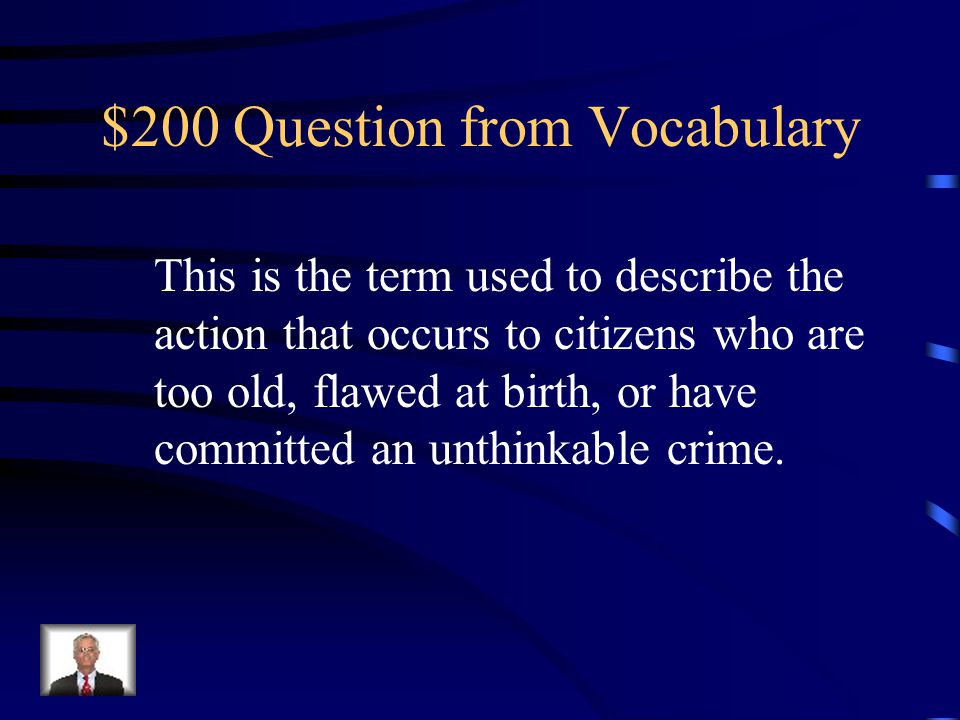 $100 Answer from Vocabulary Childless Adults