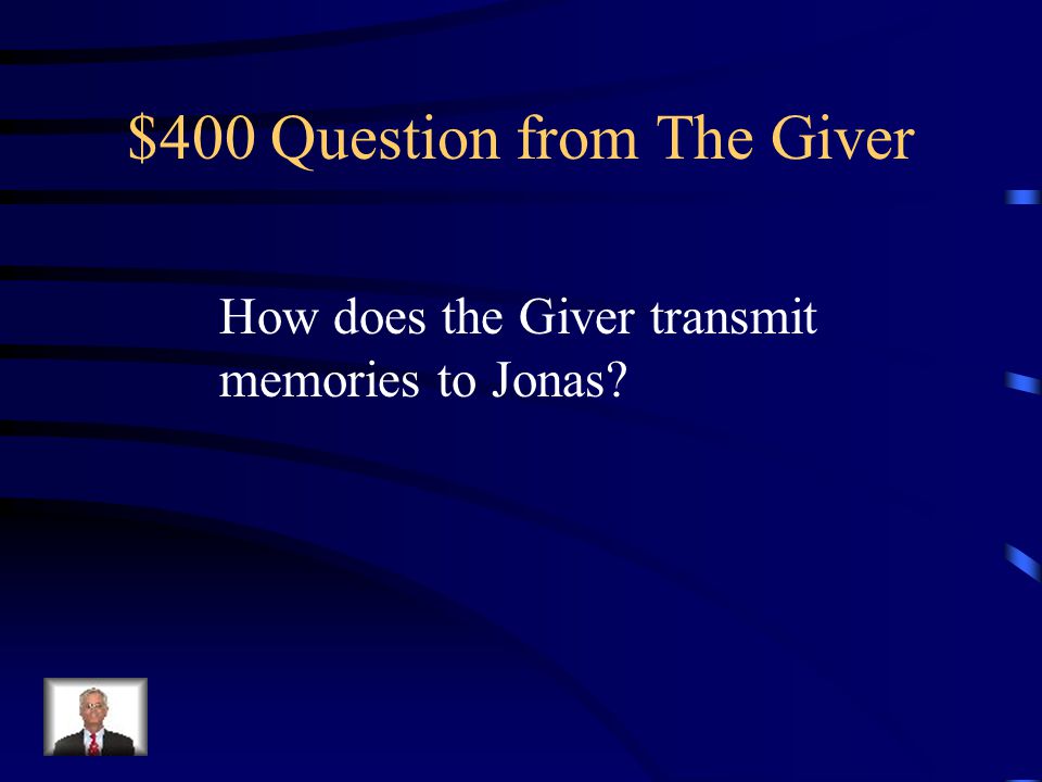 $300 Answer from The Giver The Committee of Elders
