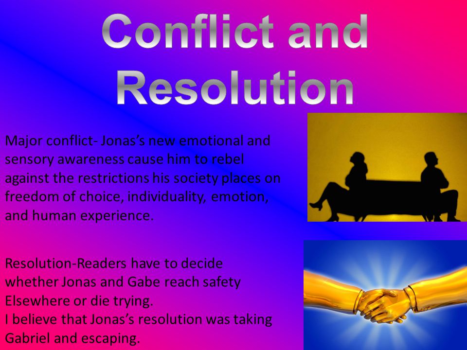 Resolution-Readers have to decide whether Jonas and Gabe reach safety Elsewhere or die trying.