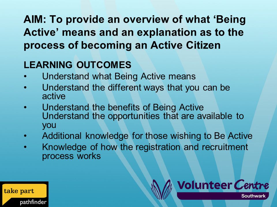 being an active citizen