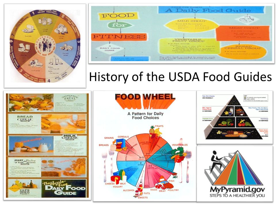 History of the USDA Food Guides
