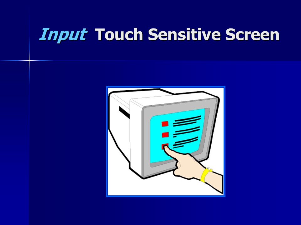 Input Touch Sensitive Screen