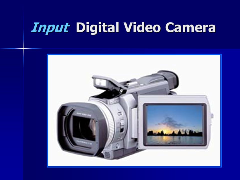 Input Digital Video Camera