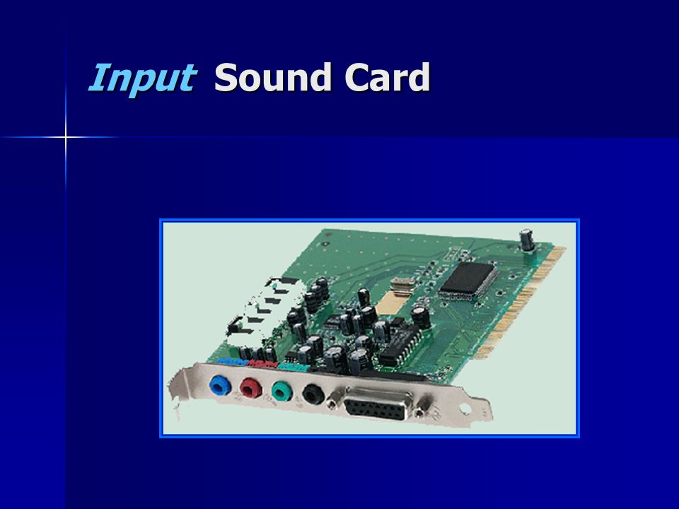 Input Sound Card