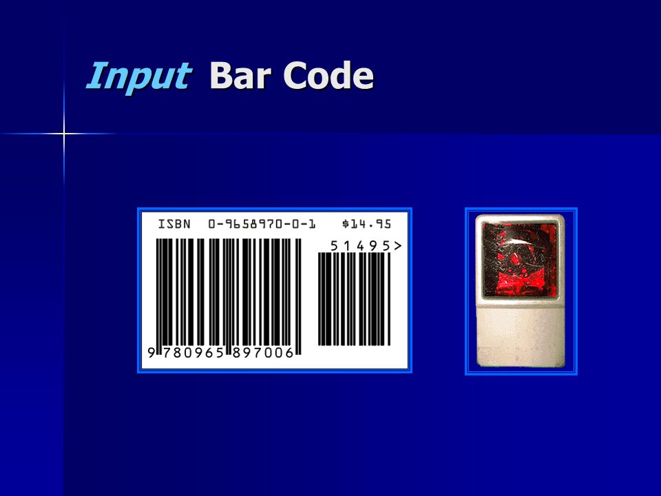 Input Bar Code