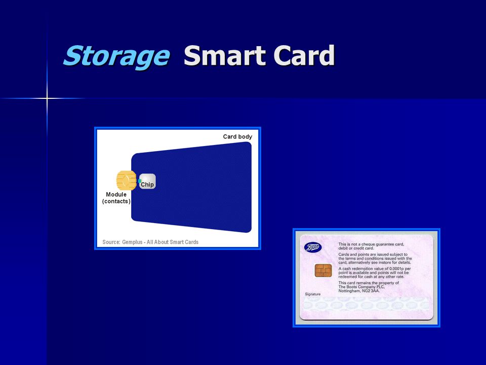 Storage Smart Card