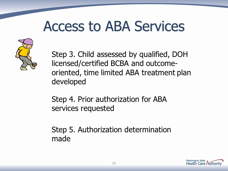 Access to ABA Services 10 Step 3.
