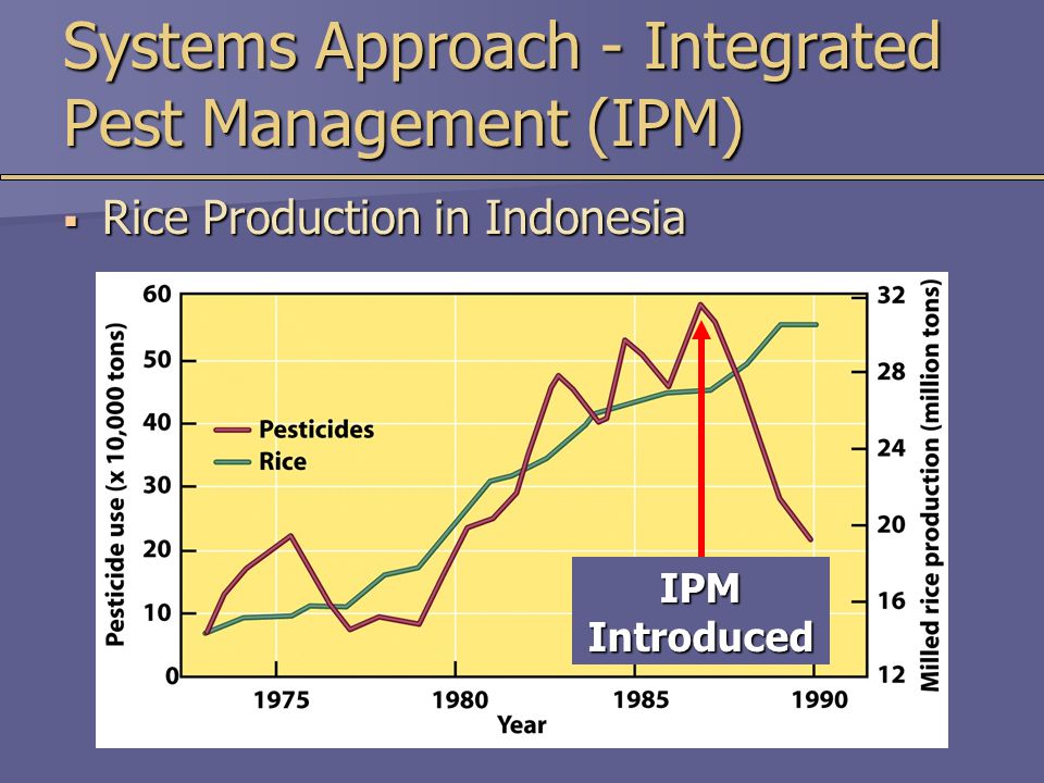 IPM Introduced Systems Approach - Integrated Pest Management (IPM)  Rice Production in Indonesia