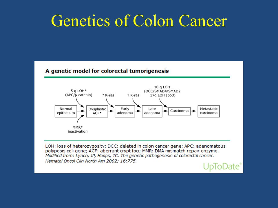 Genetics of Colon Cancer