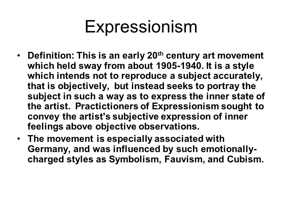 expressionism in theatre