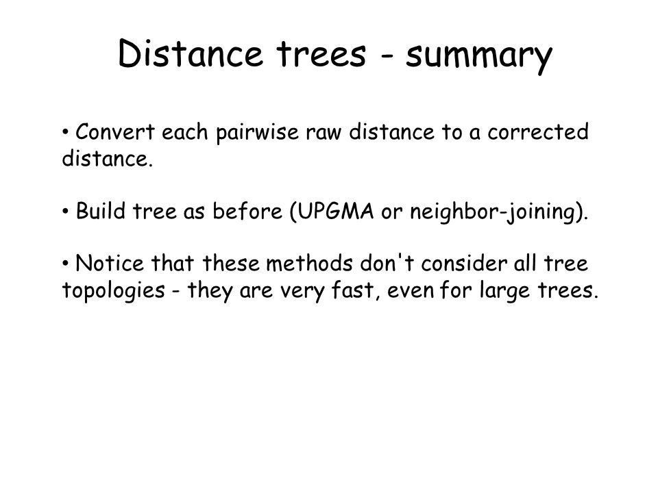 Convert each pairwise raw distance to a corrected distance.