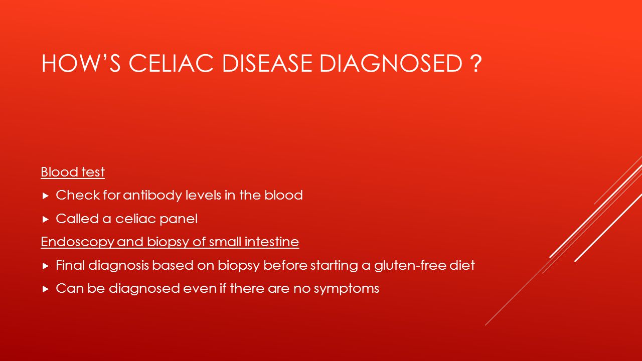 HOW’S CELIAC DISEASE DIAGNOSED .