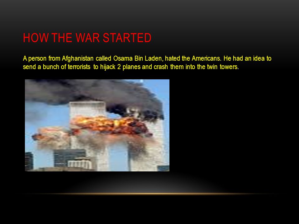 DATES & DURATIONS The Afghanistan war started In th of October And the war ended in th of December When the war ended